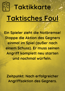 Taktisches Foul Vorderseite