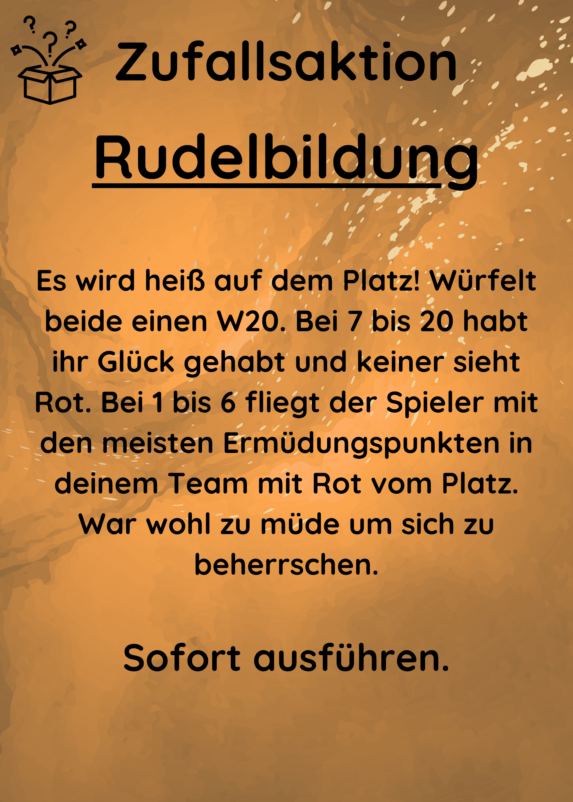 Rudelbildung