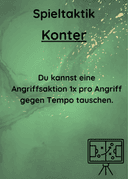 Spieltaktik: Konter Vorderseite