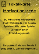 Motivationsrede Vorderseite