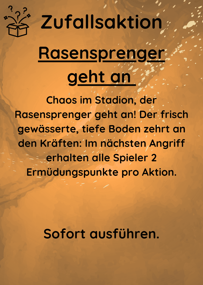 Rasensprenger geht an