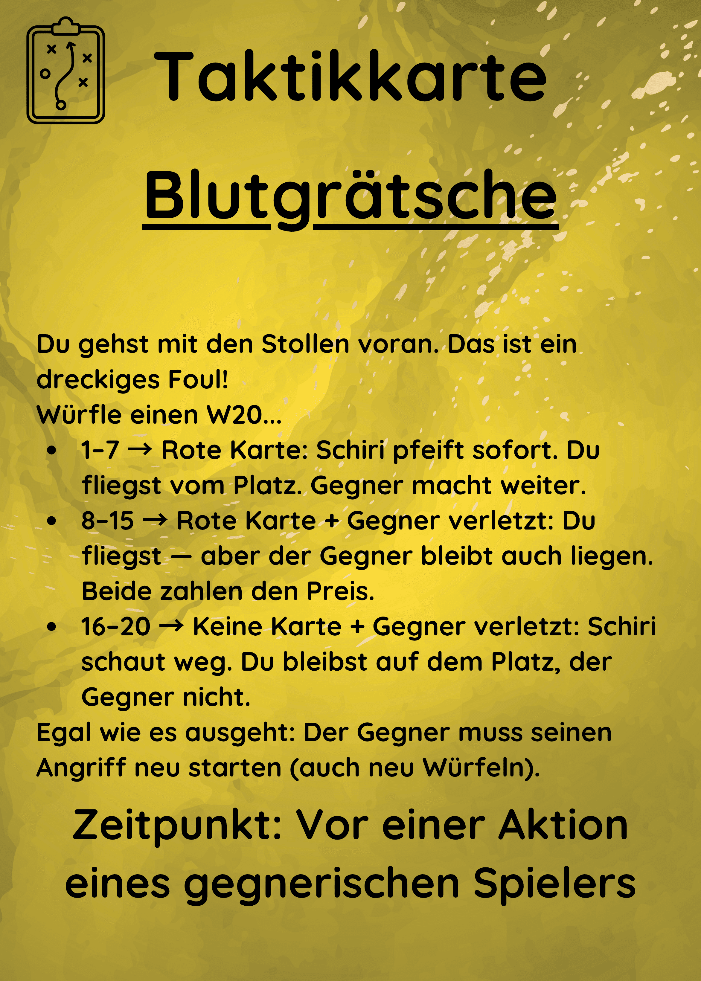 Blutgrätsche