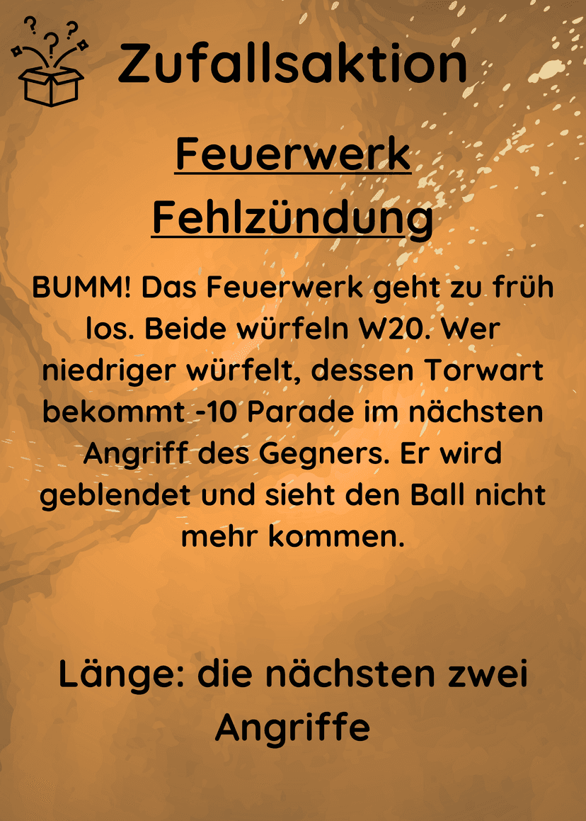Feuerwerk Fehlzündung